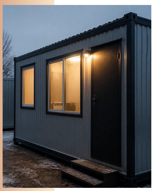 Бытовки с отоплением в Тихорецке на заказ и в аренду