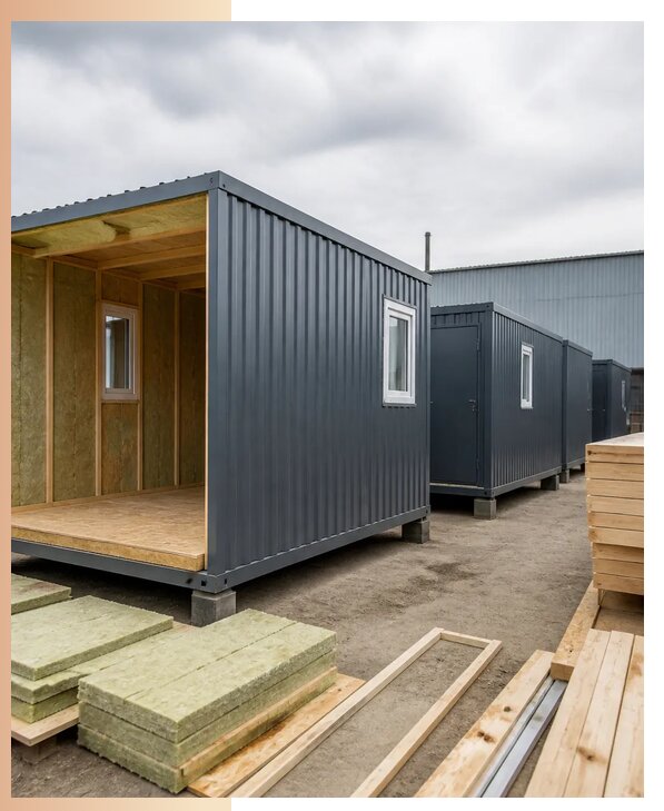 Утепленные вагон дома на заказ и в аренду в Тихорецке